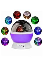 Yıldız Görünümlü Gece Lambası Renkli Masa Lambası Gökyüzü Projeksiyon - Görsel 3