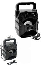 Bluetooth Hoparlör Android ve İOS Uyumlu Ses Bombası USB Girişli Taşınabilir - Görsel 4