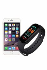 M6 Akıllı Bileklik Siyah Adımsayar Spor Takibi Android ve İOS Uyumlu - Görsel 4