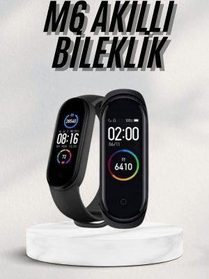 Akıllı Bileklik Android ve İOS Uyumlu Bildirim ve Çağrı Görme Spor Takibi