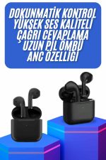 Kablosuz Bluetooth Kulaklık TWS Pro5 Kulaklık ANC Özelliği Dokunmatik Kontrol - Görsel 2