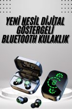 2025 Model Bluetooth Kulaklık Telefon Şarj Edebilen Çağrı Cevaplama Dijital Göstergeli