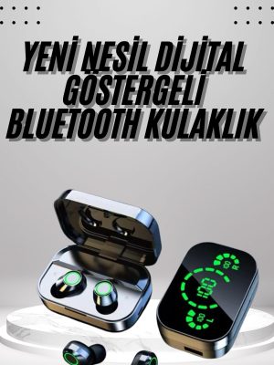 2025 Model Bluetooth Kulaklık Telefon Şarj Edebilen Çağrı Cevaplama Dijital Göstergeli