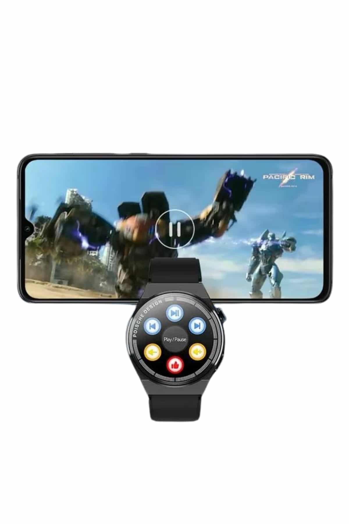 1215318_3-155.jpg Çoklu Kordon Hediyeli Akıllı Saat Çağrı Cevaplama Müzik Dinleme Dokunmatik Ekran - Görsel 3