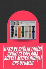Akıllı Saat Unisex Akıllı Saat Çoklu Kordon Seçeneği Çelik Kordon Plastik Kordon - Görsel 2
