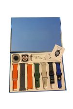 7 Kordonlu Unisex Akıllı Saat Çoklu Kordon Seçeneği Amoled Ekran - Görsel 4