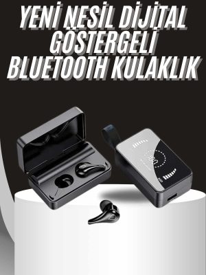 TWS Bluetooth Kulaklık Aynalı Kulaklık Dijital Göstergeli Dokunmatik Kontrol