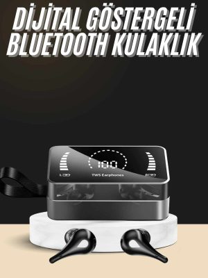 Bluetooth Kulaklık Anc Özelliği Powerbank Özelliği Aynalı Dijital Göstergeli