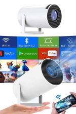 Sinema Projektörü Android HDMI USB WİFİ Ses Çıkışlı Ayaklı Projeksiyon Taşınabilir - Görsel 2