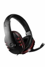 Oyuncu Kulaklığı Kulak Üstü Kablolu Stereo Mikrofonlu Yumuşak Kulak Yastığı - Görsel 2