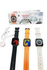 Yeni Model Akıllı Saat Ultra Smart Watch Gümüş Kasa 45mm Titreşim - Görsel 4