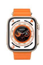 Yeni Model Akıllı Saat Ultra Smart Watch Gümüş Kasa 45mm Titreşim - Görsel 5