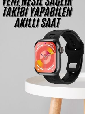 Yeni Nesil Akıllı Saat Çağrı Cevaplama Müzik Dinleme Plastik Kordon Mesaj Bildirimleri