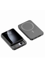 Magsafe Powerbank 10.000 mAh 22.5 Watt Hızlı Şarj Göstergeli Kablosuz Taşınabilir Şarj - Görsel 5