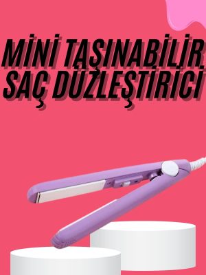 Saç Düzleştirici Pürüzsüz Parlaklık Seyahat Tipi Taşınabilir Seramik Kaplama