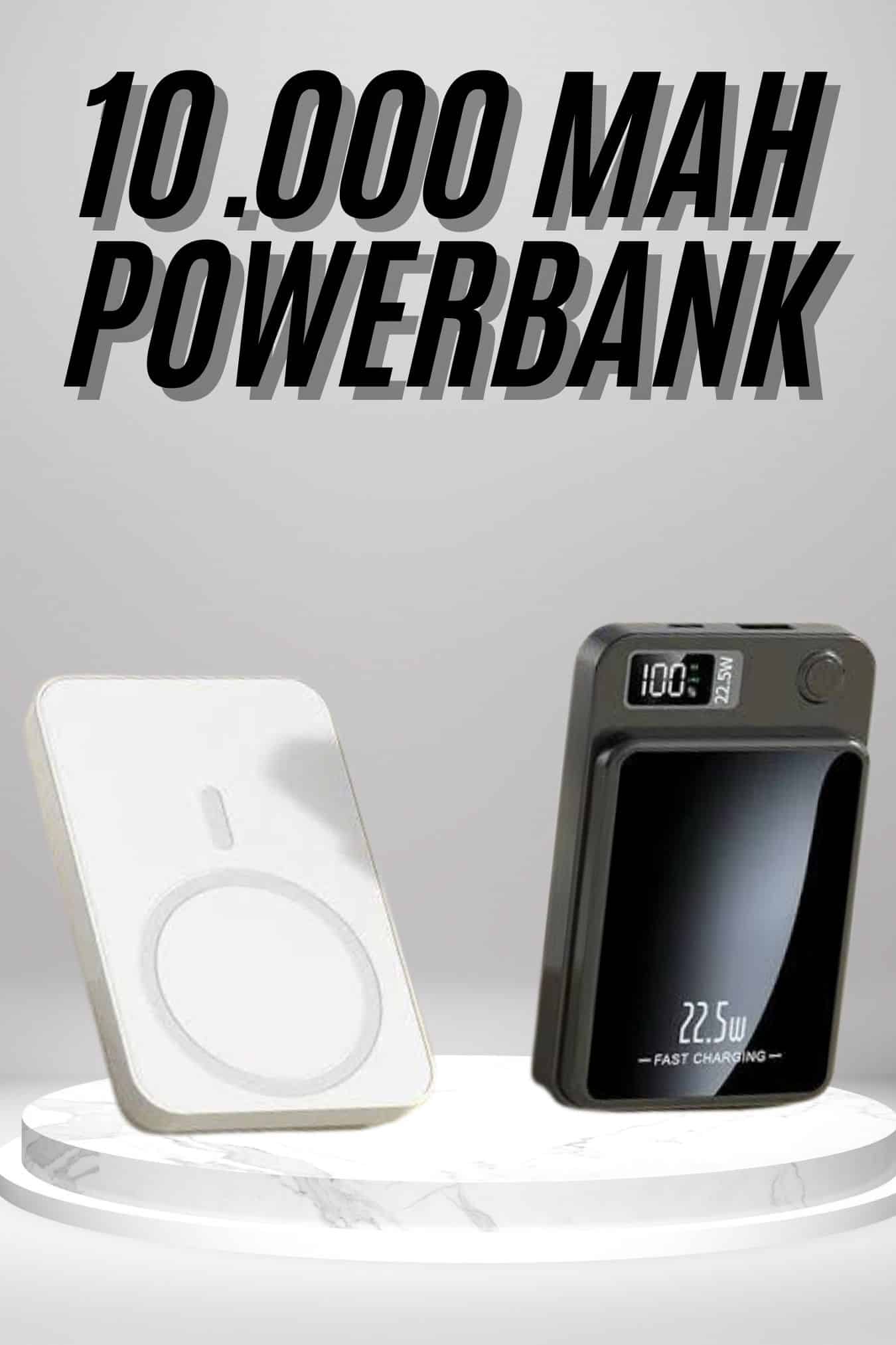 1215362_1-135.jpg Magsafe Hızlı Şarj 10.000 Mah Wireless Şarj Powerbank Android ve İOS Uyumlu - Görsel 1