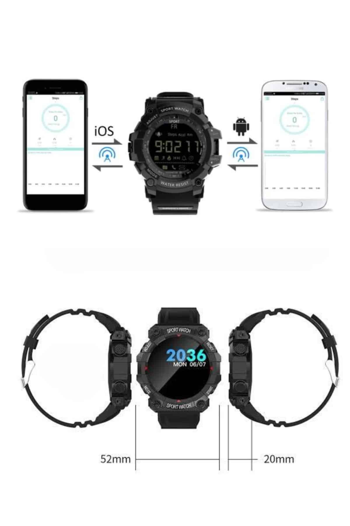 1215363_13-76.jpg Yeni Nesil Çok Fonksiyonlu Uyku ve Sağlık Takibi Yapabilen Siyah - Görsel 3