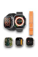 2025 Model Akıllı Saat Çift Kordon Ios Ve Android Arama Cevaplama Sesli Asistan - Görsel 3