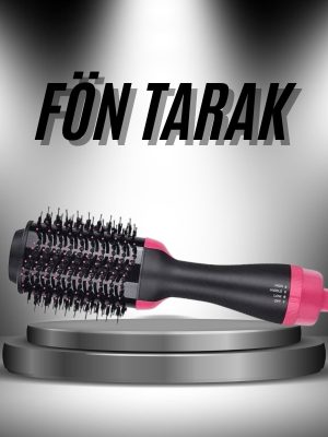 Saç Şekillendirici Ve Saç Düzleştirici Fön Tarağı Tarak Fırça 1200w Saç Kurutma