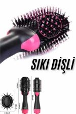 Saç Şekillendirici Ve Saç Düzleştirici Fön Tarağı Tarak Fırça 1200w Saç Kurutma - Görsel 4