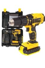 Metal Şanzıman Çift Akülü Bakır Sargı 24 Parça Led Aydınlatmalı Matkap Seti - Görsel 5