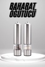 Otomatik Tuz ve Karabiber Öğütücü Baharat Öğütücü Tuz Karabiber Değirmeni