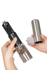 Baharat Öğütücü Otomatik Ayarlanabilir Tuz Karabiber Baharat Değirmeni - Görsel 2