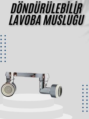 Dönebilen Musluk Başlığı Akrobat Mutfak Banyo Musluk Ucu Başlığı Oynar Başlıklı