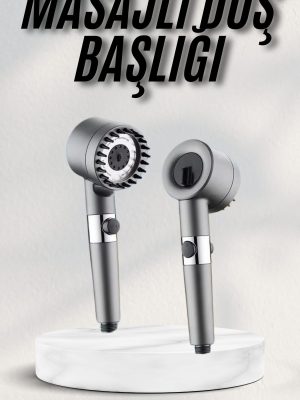 Masaj Etkili Turbolu Çok Fonksiyonlu Filtreli Duş Başlığı Yeni Nesil
