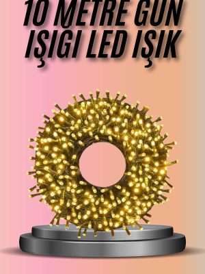 Dekoratif Aydınlatma Ampüllü 10 Metre Gün Işığı Şerit Led