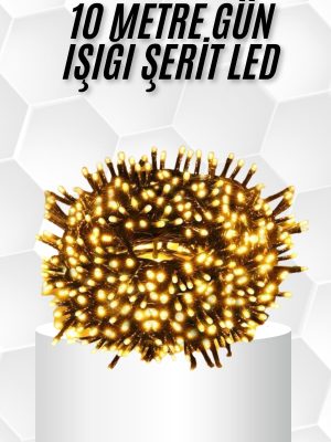 10 Metre Led Işık Gün Işığı Her Ortama Uygun Ampüllü