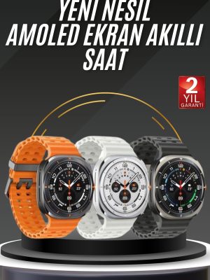 Tüm Telefonlara Uyumlu Akıllı Saat Uyku ve Sağlık Takibi Nabız Ölçer Adım sayar