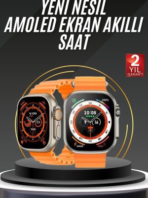 Akıllı Saat Android ve İOS Uyumlu 49 MM NFC Özelliği GPS Takibi