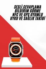 Akıllı Saat GPS Özelliği Bildirim Görme Adımsayar Sesli Görüşme Yapabilen - Görsel 2