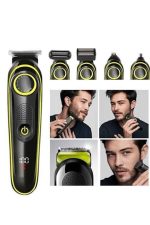 Saç Sakal Vücut Tıraş Makinesi 5in1 Kablosuz Burun Kulak Tıraş Makinesi - Görsel 5
