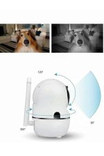 Kablosuz Wifi Destekli Akıllı Güvenlik Kamerası Hareket Sensörlü - Görsel 3