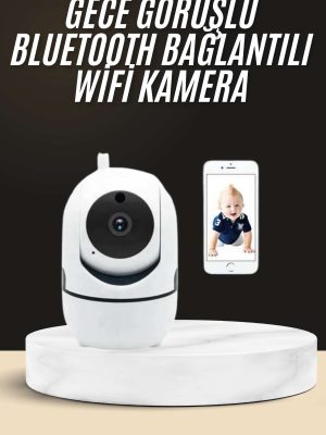 Akıllı Güvenlik Kamerası HD Görüntü Kalitesi Hareket Algılama Wifi Kamera