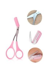 Taraklı Kaş Bıyık Makası Ve Kaş Ustura Seti Kaş Bıyık Tüy Alma Epilasyon Aleti 2'li Set - Görsel 2