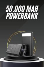 50.000 Mah Led Dijital Göstergeli USB Çıkışı Powerbank