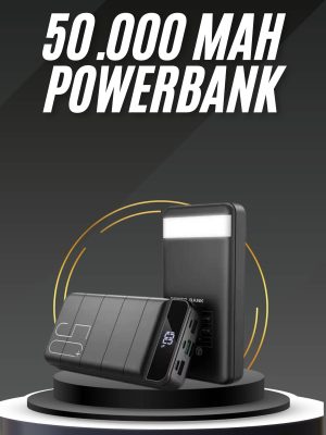 50.000 Mah Led Dijital Göstergeli USB Çıkışı Powerbank