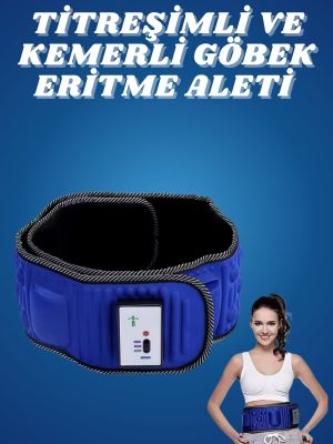 5 Motorlu Titreşimli Masaj Aleti Göbek Kemeri Selülit Cihazı Eritme Zayıflama