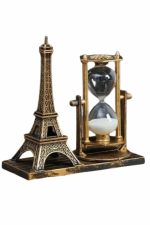 Masa Biblosu Dekoratif Süs Kum Saati Eyfel Kulesi Hediyelik Kum Saati - Görsel 2