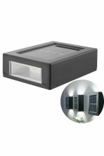 Dekoratif Duvar Lambası Solar Güneş Enerjili Bahçe Aydınlatması - Görsel 4