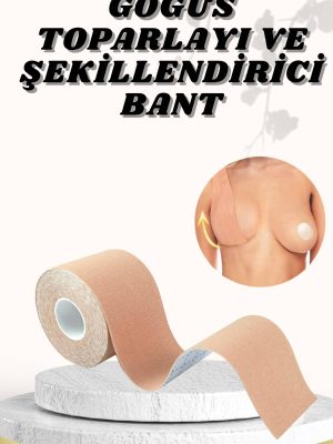 Göğüs Bandı Toparlayıcı ve Şekillendirici Tere ve Suya Dayanıklı Esnek Yapılı Hassas Ciltlere Uygun