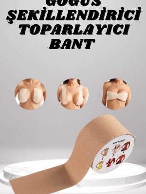 Toparlayıcı ve Şekillendirici Göğüs Bandı Tere ve Suya Dayanıklı Hassas Ciltlere Uygun