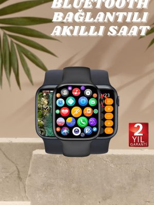Akıllı Saat Nabız Ölçebilen Adımsayar Kalori Hesaplama Tema Değiştirme GPS Uyumlu