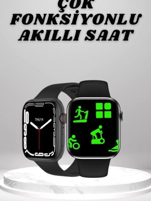 Akıllı Saat Tema Değiştirme Uyku ve Sağlık Takibi Sesli Asistan Bildirim Görme