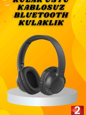 Kulak Üstü Bluetooth Kulaklık Ayarlanabiilir Uzun Pil Ömrü Kablosuz 5.0 Bluetooth