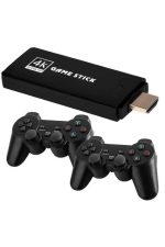 2 Kollu Kablosuz 2.4G Retro Oyunlar 4k Game Stick 3500 Oyun Atari - Görsel 2