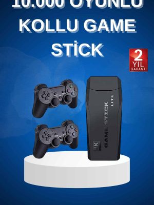 Çift Kollu 2.4g kablosuz Retro 4k Game stick 3500 oyun atari HD Görüntü Kalitesi